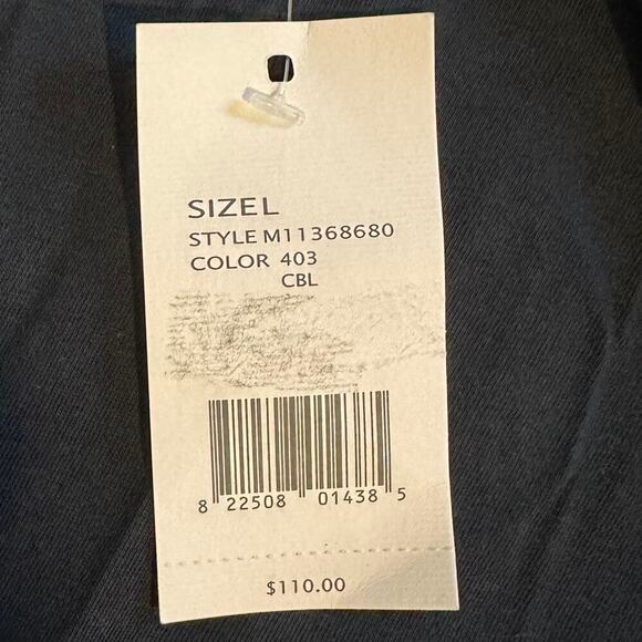 NWT Vince Long Sleeve Henley Tee Dark Navy Large - Picture 6 of 7